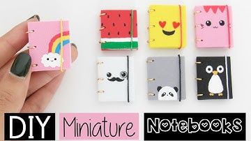 DIY MINI NOTEBOOKS - Four Easy & Cute Designs!