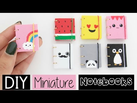 DIY MINI NOTEBOOKS - Four Easy & Cute Designs!