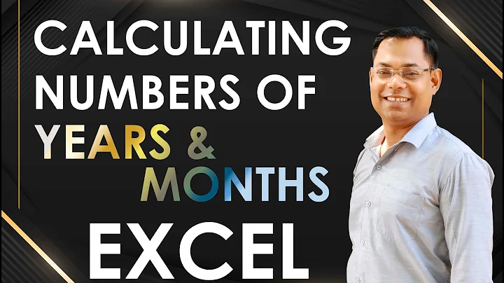 Calculating numbers of years and months between dates in Microsoft Excel