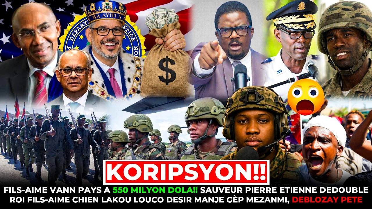 Anmweyy Fout: Roi Fils-Aimé Vann Pays a 550 Milyon Dola!! Sauveur Pierre Etienne Fè Gwo Revelasyon!!