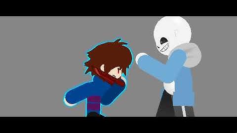 Sans Vs Frisk, part 1? (Unfinished Sticknodes animation)