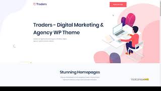 Traders - Digital Marketing amp Agency WordPress Theme screenshot 5