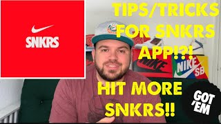 SNKRS App tips and tricks!?! Can I help you hit more sneakers?? Plus my latest pickup!!
