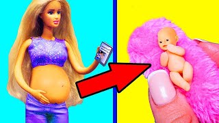 10 Trucos y Manualidades para Muñecas Bebés / ¡Cuna, Sonajero, cochecito y más Miniatura para Bebés!