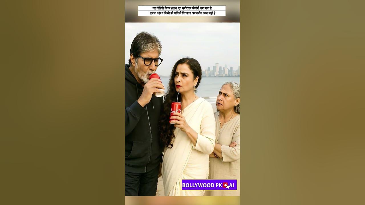 Amitabh Bachchan With Rekha 😍 And Jaya Angry 😡#shortsfeed #funny #amitabhbachchan #viralshorts #ai