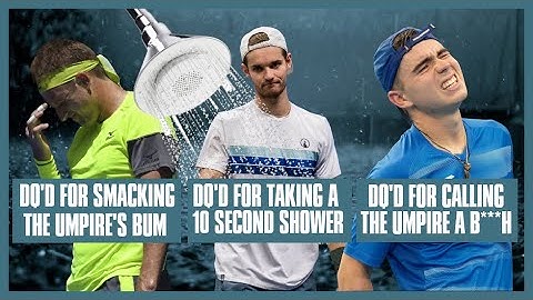 Most Shocking Disqualifications in Tennis