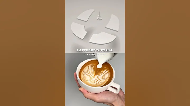 11-Second Latte Art Tutorial | Mr.24 Original Content #latteart #latte