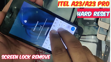 Itel A23/A23 pro pattern lock remove | Itel A23 pro Factory Reset| Itel A23 Pattern unlock |