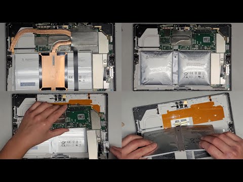 Microsoft Surface Pro 4 1724 Disassembly M.2 NVMe SSD Upgrade Battery LCD Screen Replacement Repair
