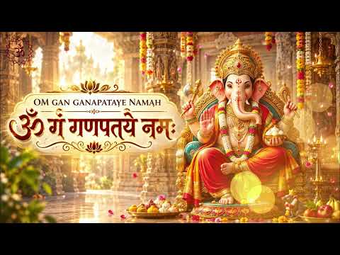 Ganesh Chaturthi Song🙏 | Om Gan Ganapataye Namah | Ganesh Mantra | Om Bhajan Bhakti