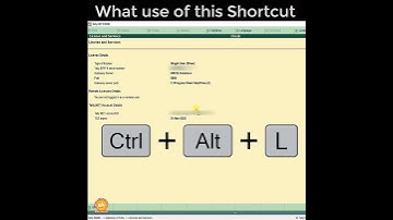 Tally_Trick_7👍How to use This Shortcut | #Tally #Excel #Expert #Rewrite #Tally #tallytdl