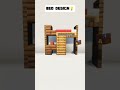 Minecraft| Easy bed Design 🛏️ #minecraft #minecraftshorts #shorts