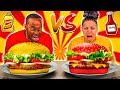 KETCHUP VS MUSTARD FOOD CHALLENGE