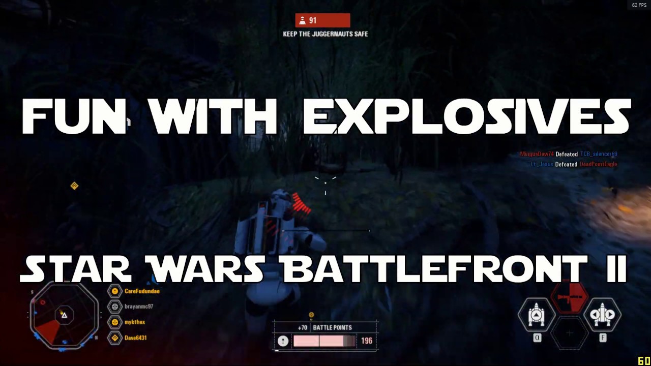 Fun with Explosives in Star Wars Battlefront II - YouTube