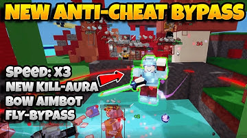 how hack and BYPASS the NEW ANTI-CHEAT in roblox bedwars! x3 speed, new kill aura, new Fly. pastebin