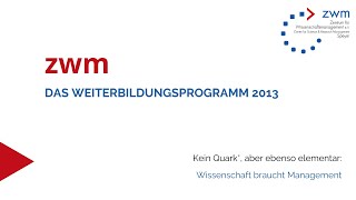 Kein Quark - Das Weiterbildungsprogramm 2013