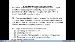 CRISP Seminar Series 5: Fidelity and Adaptation in Implementation Science