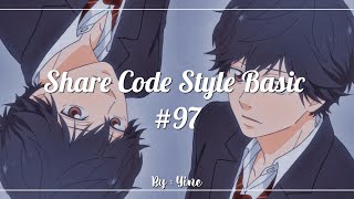 Alight Motion | Share 2 Code Style Basic #97 ヽ Không Share Lại || Yine
