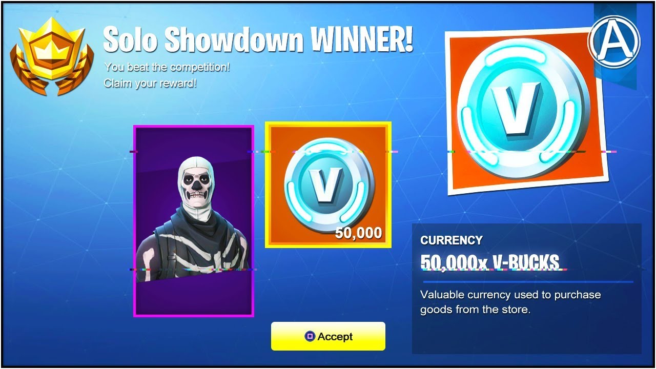 Solo Showdown Ltm Gameplay Update How To Win 50 000 Free V Bucks - 