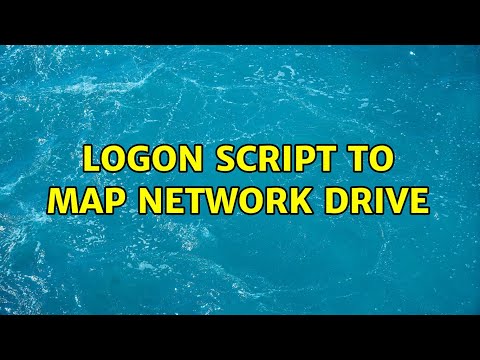 logon script to map network drive