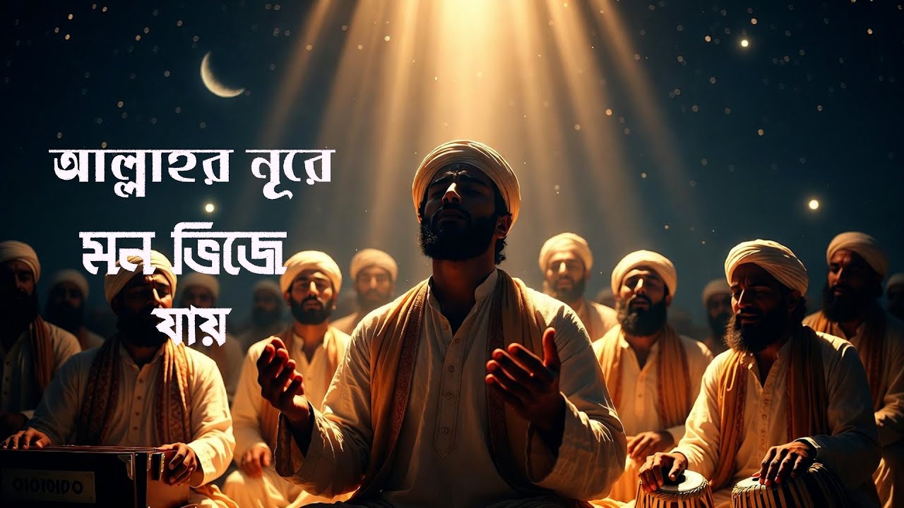 আল্লাহর নূরে মন ভিজে যায় | Divine Qawwali Beats