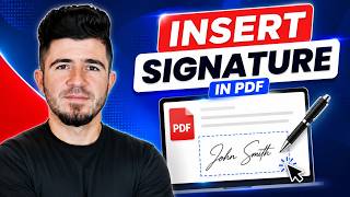 How to add a signature to a PDF file || How To Insert Signature In PDF
