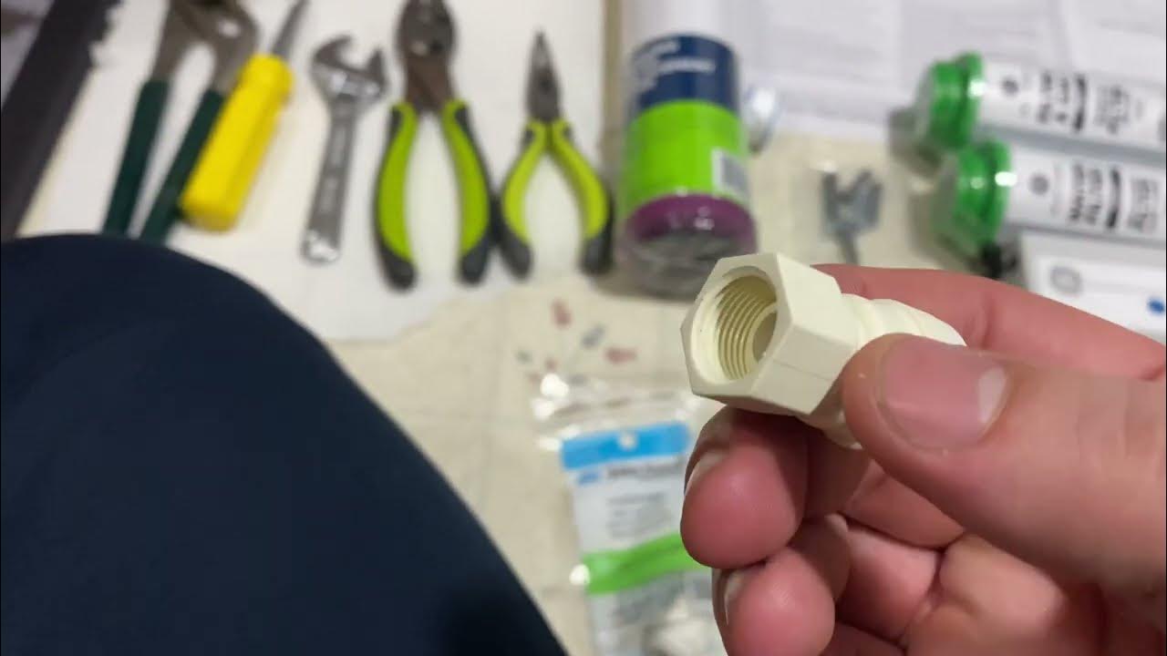 Under Sink Dual Flow Water Filtration System install GE GXK285JBL YouTube