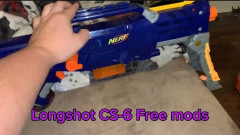 Nerf Longshot CS-6 Free Mod Modifications to boost range and reliability Part 1
