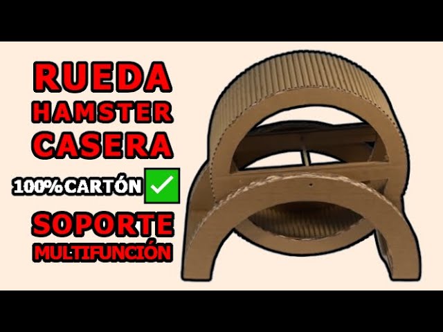How to MAKE a HOME WHEEL for HAMSTER 🐹 with multifunction stand ✓ - YouTube