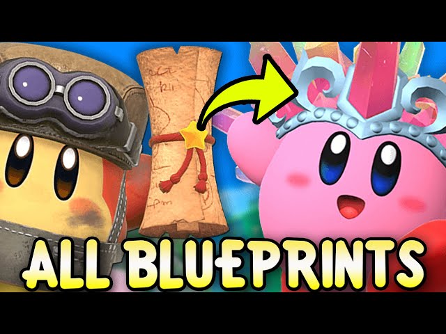 All Blueprint Locations in Kirby and the Forgotten Land