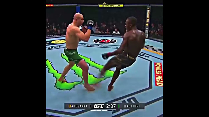 Israel Adesanya vs Marvin Vettorri