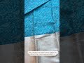 Self woven Kanjivaram | Kanjivaram Silk | Beautiful Blue | Umay Benaras
