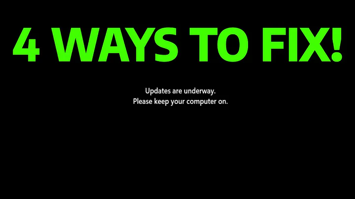 How To Fix Updates are Underway Please Keep your Computer on Windows 11