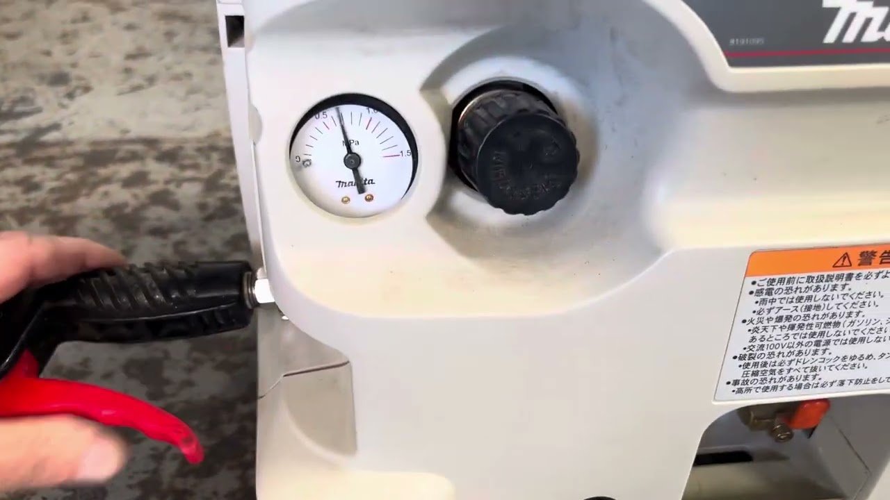 工具一番館東静岡】マキタ コンプレッサー AC700 簡易動作テスト - YouTube