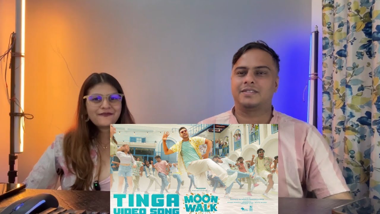 Tinga Video Song Reaction - Moonwalk | A R Rahman | Prabhudeva | Manoj N S | Lahari Music