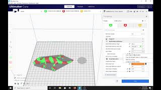 Cura Multicolor Printing  Virtual Tool for mixing  Part 3