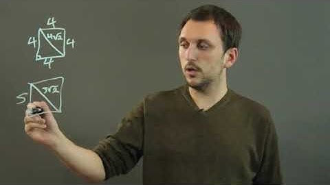 How to Calculate the Distance Across a Square With the Length of the Sides