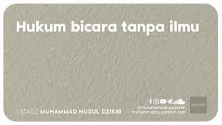 HUKUM BICARA TANPA ILMU (2 menitan!)