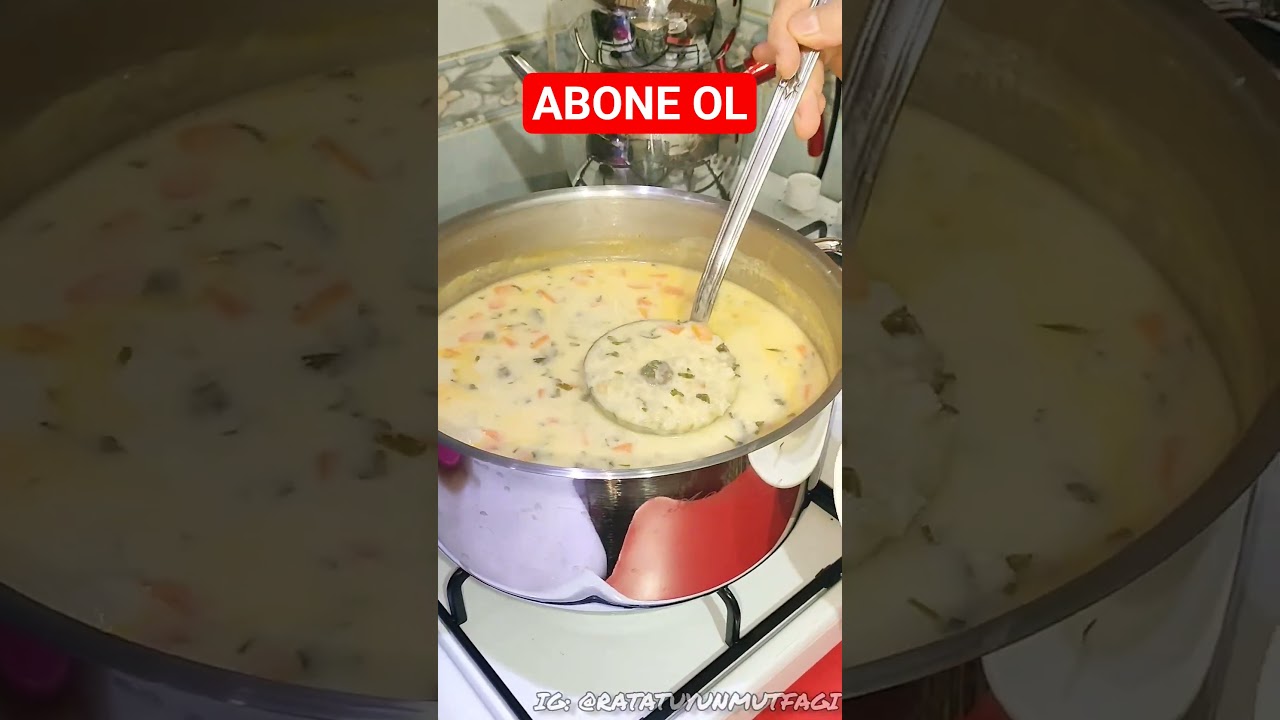 Tarif açıklamada mevcut ❤️ Abone olur musun 🥰 #çorba  #keşfet #tarif #recipe #fyp