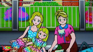 Paper Dolls Dress Up - Little Doll vs Merciful Grandmother Story - Paper Dolls & Crafts