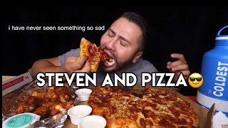 steven and his pizza