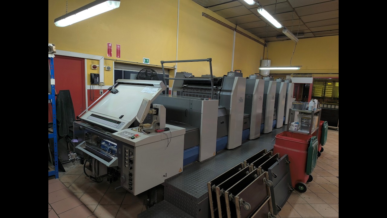Machine video — RYOBI 785E – 2010 – Five-colour offset printing press