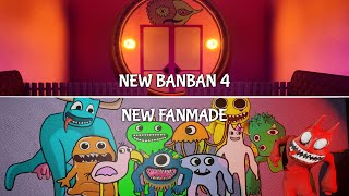 Garten of Banban 4 - NEW OFFICIAL vs NEW FANMADE Trailers + GAMEPLAY