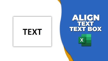 How to align text in excel text box