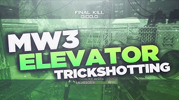 I HIT A DOUBLE WALLBANG! (MW3 Elevator Trickshotting w/ 8 Shots!) FT. THE NEWGEN