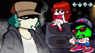 картинка: ОН СЛИШКОМ МНОГО КУРИЛ! Самый ГРУСТНЫЙ МОД в Игре Friday Night Funkin Garcello MOD