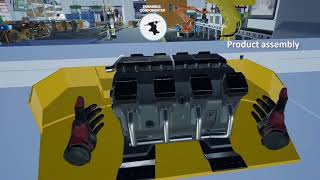 Smart Factory Production Plants Application using virtual reality: Towards a Metaverse screenshot 2