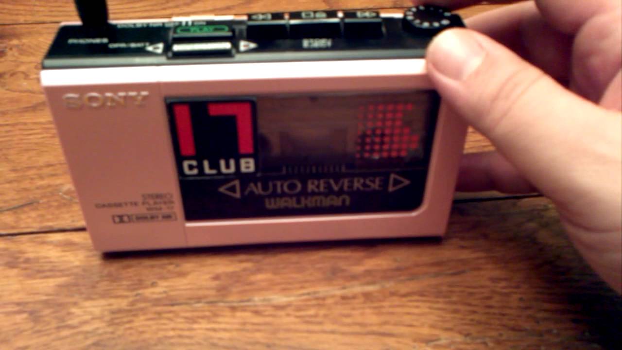 Sony Walkman Pink WM17 Cassette player vintage YouTube