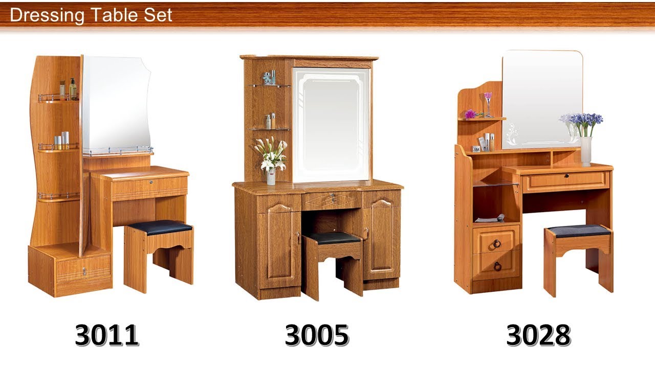 Wooden Modern Dressing Table D369 Without Stool| Online Furniture Store in  Bangladesh