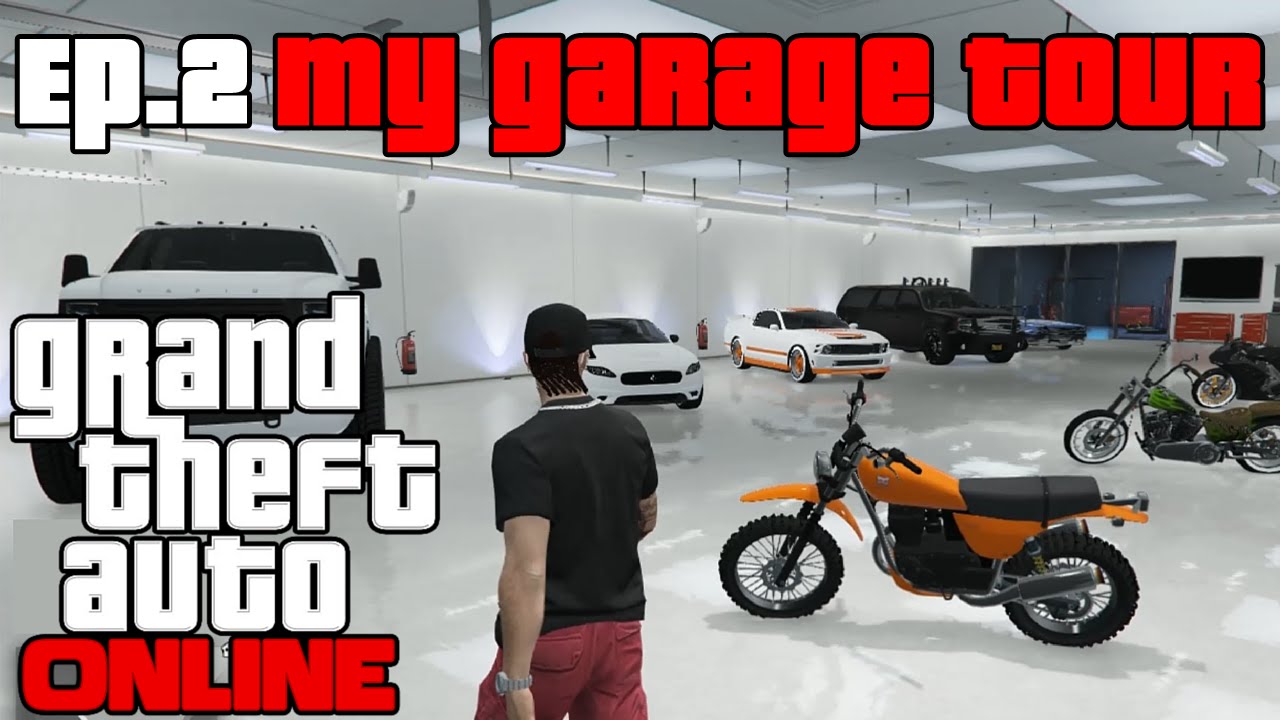 GTA 5 ONLINE GAMEPLAY: MY GARAGE TOUR (GTA Online ...